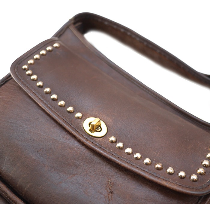 PANTY Original Design "OLD COACH" Vintage Shoulder Bag / No.40