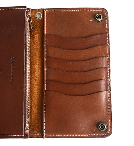 HTC Long Wallet Flower Suede #5 TQS B / Camel