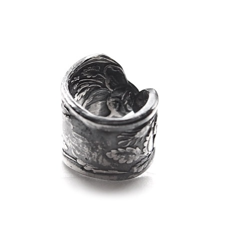 CHAFF DESIGN�̥���ա��ǥ������Antique Spoon Scarf Ring / BLACK��
