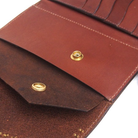 HTC Sunset Long Wallet Flower & Umbrella #2 TQS B / Brown /  Light Brown