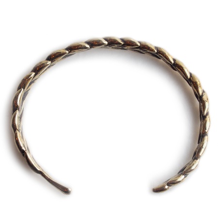 CHAFF DESIGN�̥���ա��ǥ������Wheat Brass Solid Bangle