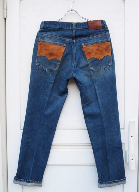 HTC DENIM DOCTORS̎ÎÎގƎюĎގޡ ǥ˥ Vintage Remake Denim Pants/Camel Suede