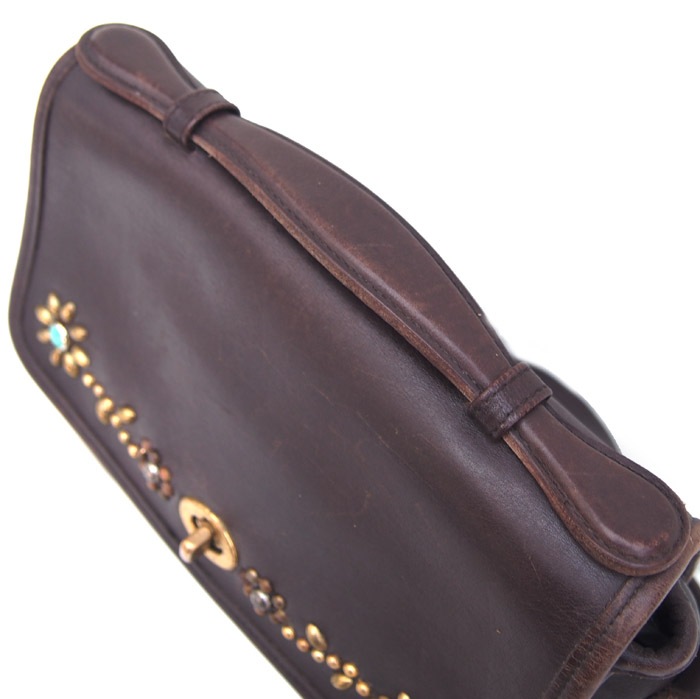 PANTY Original Design "OLD COACH" Flower Studs Bag / No.30