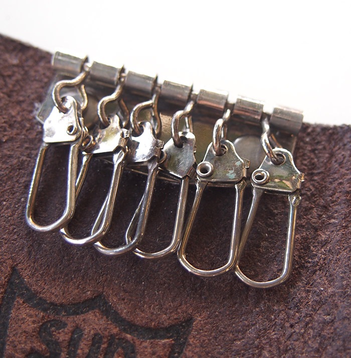 HTC SUNSET Key Case Flower Leather #1 TQS N / D Brown