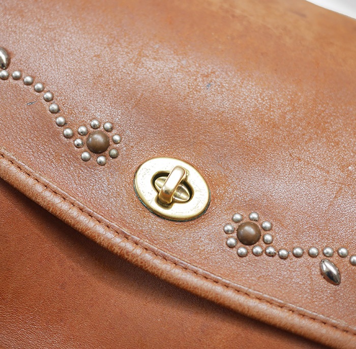 PANTY Original Design "OLD COACH" Vintage Shoulder Bag / No.42