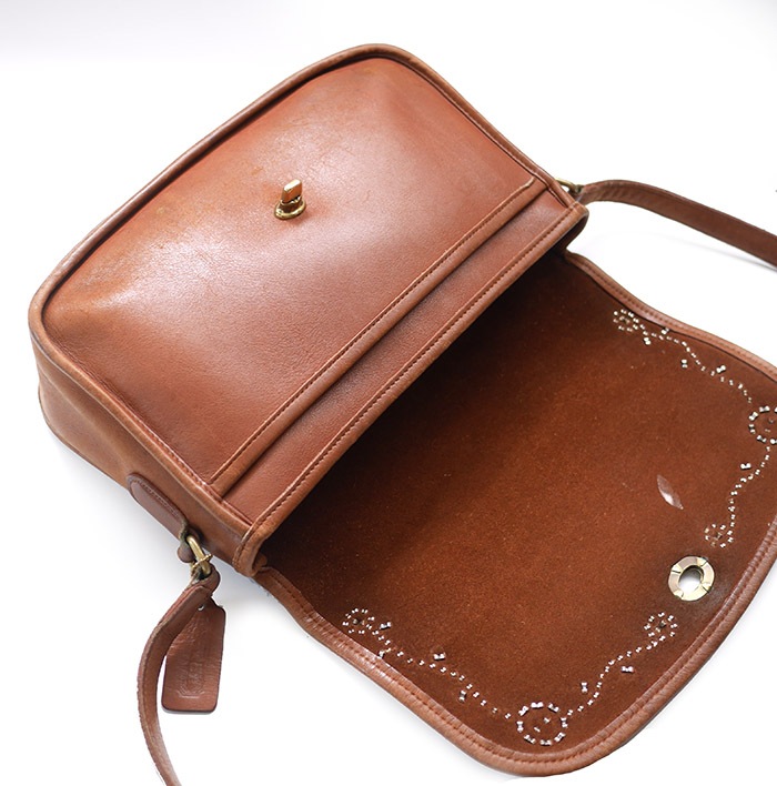 PANTY Original Design "OLD COACH" Vintage Shoulder Bag / No.42