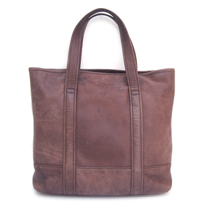 PANTY Original Design "OLD COACH" Vintage Remake Studs Leather Tote Bag / No.31