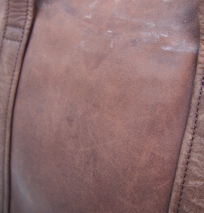 PANTY Original Design "OLD COACH" Vintage Remake Studs Leather Tote Bag / No.31