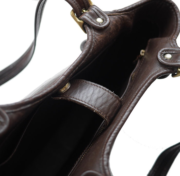 PANTY Original Design "OLD COACH" Vintage Tote Bag / No.44