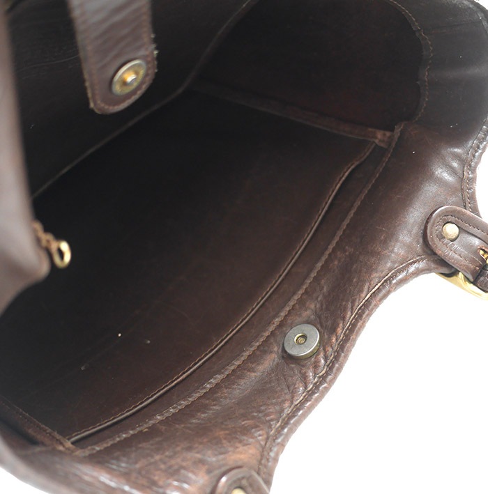 PANTY Original Design "OLD COACH" Vintage Tote Bag / No.44