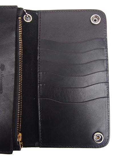 HTC Long Wallet Flower Suede #5 TQS N / Black
