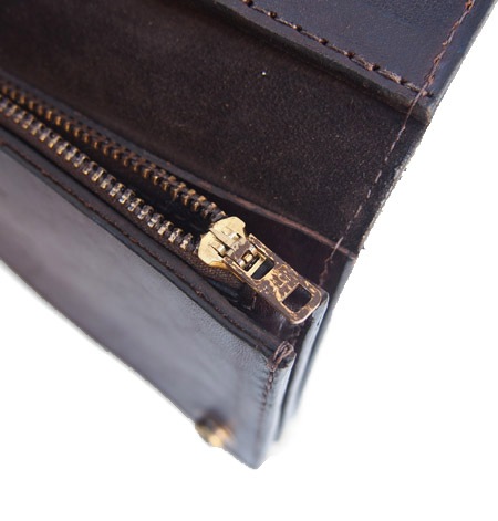 HTC Long Wallet Flower Suede #5 TQS B / Brown