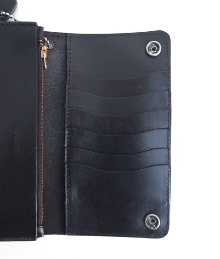 HTC Long Wallet Flower Leather #4 BLACK N / Green