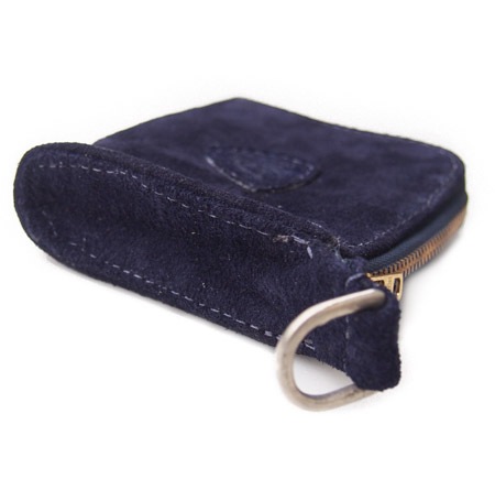 HTC L-zip Wallet Flower Suede #1 TQS N / Navy