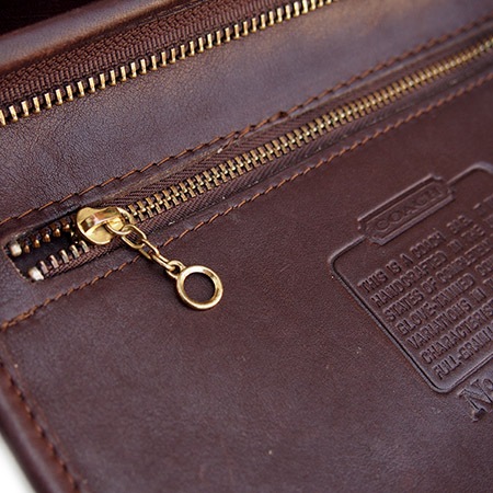 PANTY Original Design "OLD COACH" Vintage Remake Studs Leather Shoulder Bag / No.19