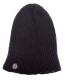 LUCKY BIRD【ラッキーバード】 ウール ミディアムニットキャップ / ブラック| KNIT CAP|【LUCKY BIRD】 