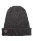 LUCKY BIRD【ラッキーバード】 ウール ワッチキャップ / チャコールグレー| KNIT CAP|【LUCKY BIRD】 