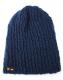 LUCKY BIRD【ラッキーバード】 ハンドウーヴン ウール ミディアムニットキャップ / インディゴ| KNIT CAP|【LUCKY BIRD】 