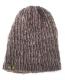 LUCKY BIRD【ラッキーバード】 ハンドウーヴン ウール ミディアムニットキャップ / ミディアムブラウン| KNIT CAP|【LUCKY BIRD】 