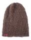 LUCKY BIRD【ラッキーバード】 ハンドウーヴン ウール ミディアムニットキャップ / ダークブラウン| KNIT CAP|【LUCKY BIRD】 