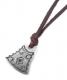 Y.GLAUCA 【ワイグラウカ】 ネックレス シルバーベルプレート＆レザーコード|Necklace|【Y.GLAUCA】 