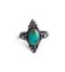 1940s Vintage Navajo ナバホ族 　ターコイズ オン ダイアモンドシルバープレート|Ring|【VINTAGE　JEWELRY】
