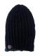 LUCKY BIRD【ラッキーバード】 アルパカ&ウール ミディアムニットキャップ / ブラック| KNIT CAP|【LUCKY BIRD】 
