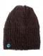 LUCKY BIRD【ラッキーバード】 ウール ミディアムニットキャップ / ダークブラウン| KNIT CAP|【LUCKY BIRD】 