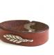 CHAFF DESIGN〔チャフ・デザイン〕Leather On Medium Wheat Bracelet|BRACELET|【CHAFF DESIGN】 