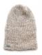 LUCKY BIRD【ラッキーバード】 ウールミディアムニットキャップ / ライトブラウン-クロス| KNIT CAP|【LUCKY BIRD】 
