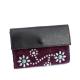 HTC Sunset Short Wallet Flower Suede Mix TQS N / Brown