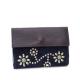 HTC Sunset Short Wallet Flower Suede Mix TQS N / Navy