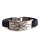 CHAFF DESIGN〔チャフ・デザイン〕Braid Plate On Small Turquoise|BRACELET|【CHAFF DESIGN】 