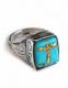 CHAFF DESIGN̥աǥTurquoise On Gold leafRing