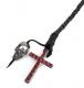 ■60% OFF■ ROBERT WARNER 〔ロバートワーナー〕Skull & Stone Cross Loop Tie Choker / Red|LOOP CHORKER|【ROBERT WAR