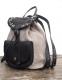 HTC �̎������Î��������͡��Хå� ����Turquoise Flower Suede Backpack / Navy��Dk Brown