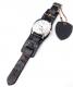 HTC 〔エイチティーシー〕　ウォッチベルト Emboss Police Black Watch Belt / YELLOW-BLACK Glass Stone|ACCESSORY|【 HTC / H
