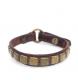 HTC Bracelet Square Studs #2 B / Brown