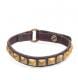 HTC Bracelet Pyramid Studs #3 B / Brown
