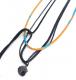 M.Cohen 〔エムコーエン〕 ネックレス N10573 3レイヤー アフリカンディスクビーズ オレンジ|NECKLACE|【M.Cohen】 