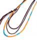 M.Cohen 〔エムコーエン〕 ネックレス N10580 3レイヤー アフリカンディスクビーズ オレンジ|NECKLACE|【M.Cohen】 