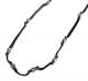 M.Cohen 〔エムコーエン〕 ブレスレットB10097 3レイヤー シルバースカル オン レザー|NECKLACE|【M.Cohen】 
