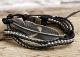 M.Cohen 〔エムコーエン〕 ブレスレット ×Panty B515 3Wrap Original Custom Leather On Feather Bracelet|【M.Cohen】 