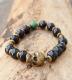 M.Cohen 〔エムコーエン〕 ブレスレット B10154 ブラックオニキス & スカルビーズ|【M.Cohen】 