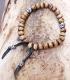 M.Cohen 〔エムコーエン〕 ブレスレット B635 BROWN BALL SKULL|【M.Cohen】 