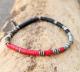 M.Cohen 〔エムコーエン〕 ブレスレット B10751 Silver&African Disk Beads Bracelet / Red|【M.Cohen】 