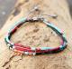 M.Cohen 〔エムコーエン〕 ブレスレット B10759 3Layer Jade&Coral w / Turquoise Glass Beads Bracelet|【M.Cohen】 