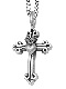 KING BABY 〔キングベイビー〕K10-5047 Traditional Cross W/Crowned Heart Pendant|NECKLACES|【KING BABY】 