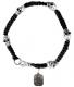 KING BABY 〔キングベイビー〕 ブレスレット Black Macrame  w/skull / BLACK|BRACELETS|【KING BABY】 
