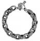 KING BABY 〔キングベイビー〕 ブレスレット Oval Checkmate Link|BRACELETS|【KING BABY】 
